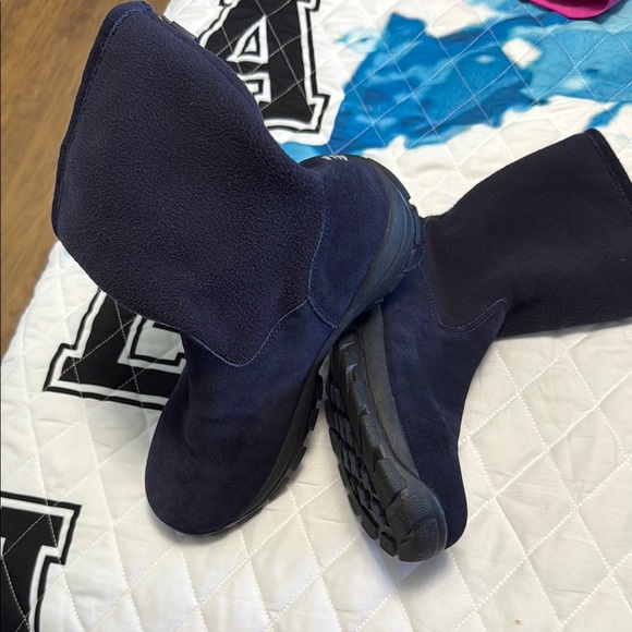 Stylish Navy Boots - Picture 2 of 6